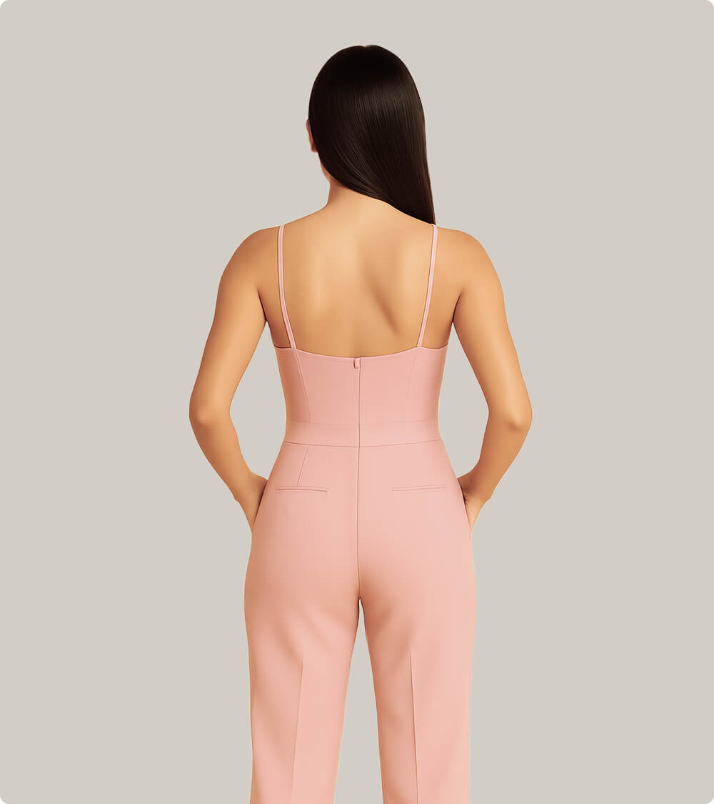 V-Neck Jumpsuit