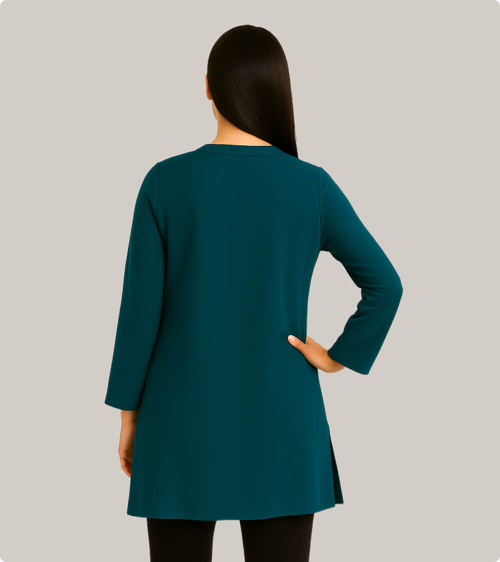 Straight-Cut Kurti Top
