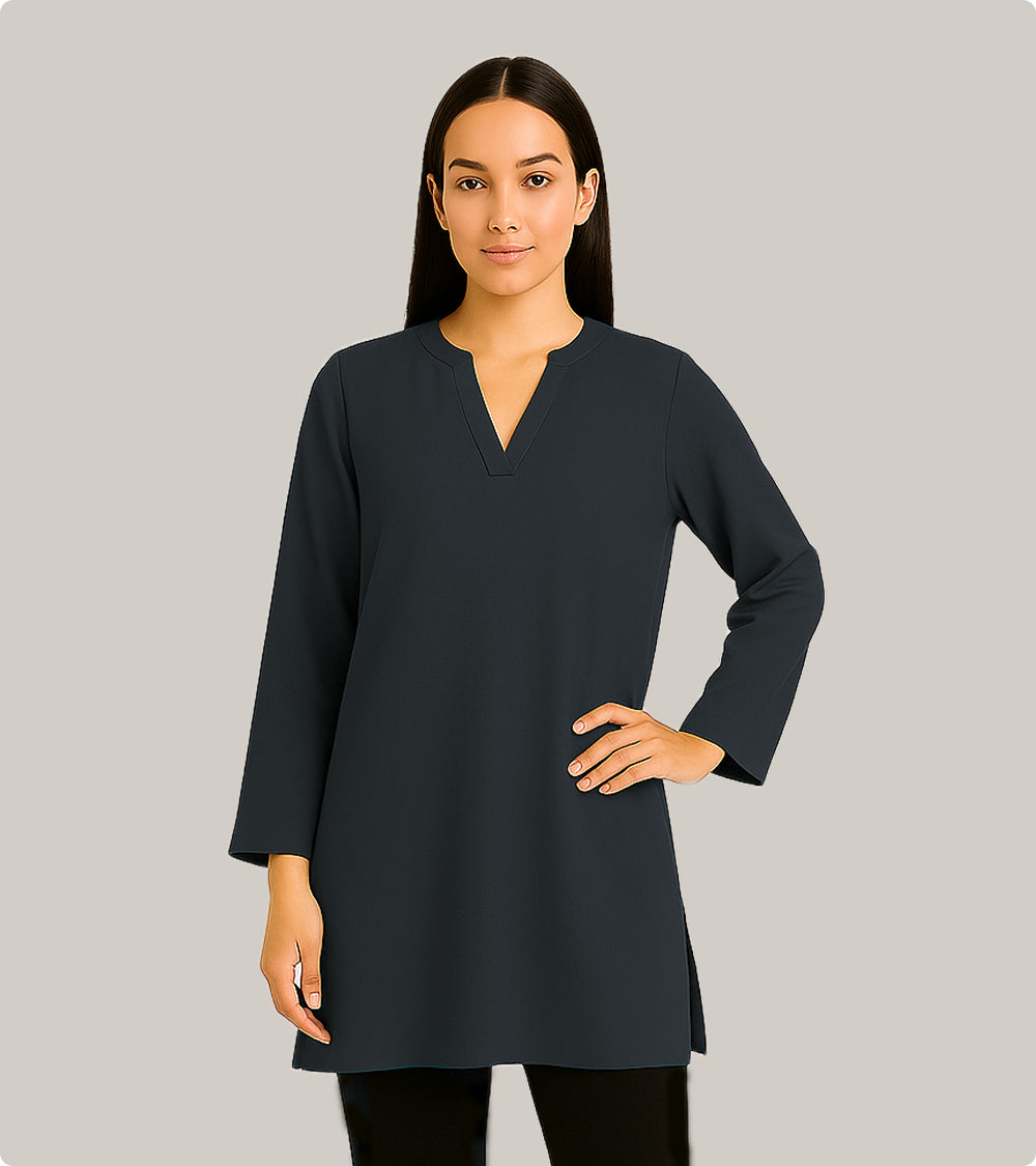 Straight-Cut Kurti Top
