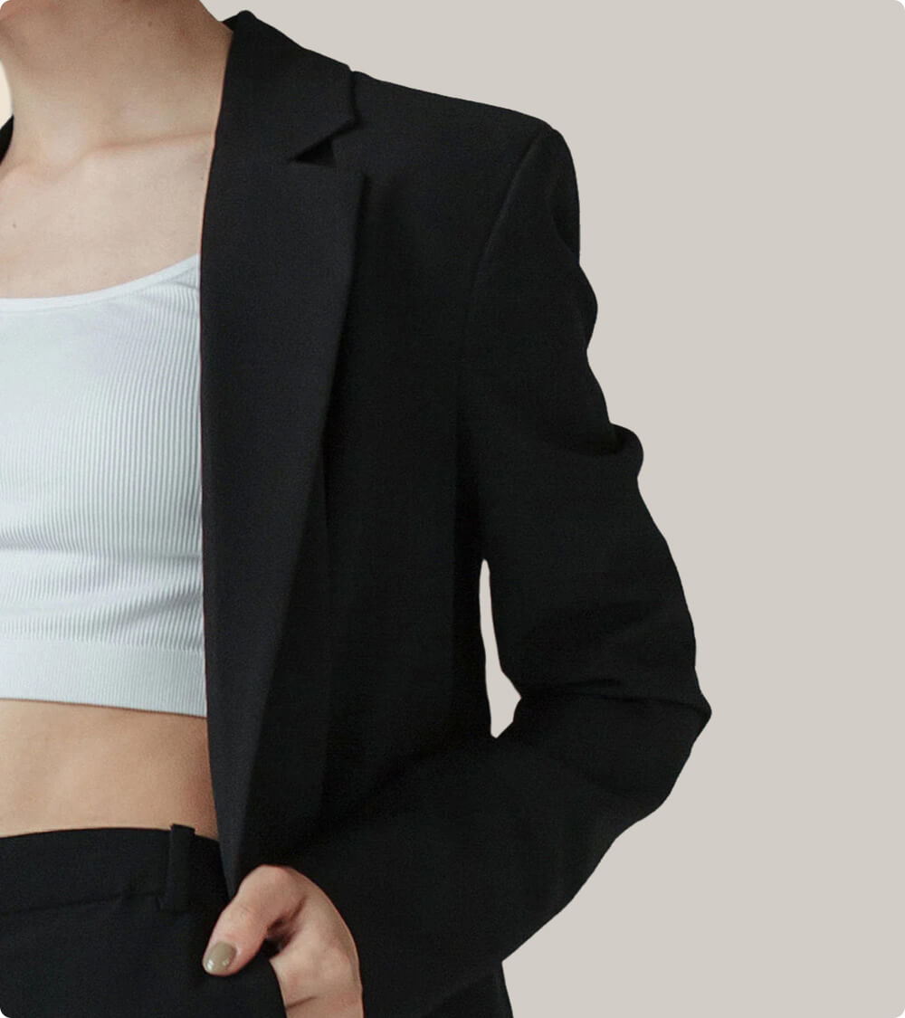 Women Black Long Coat