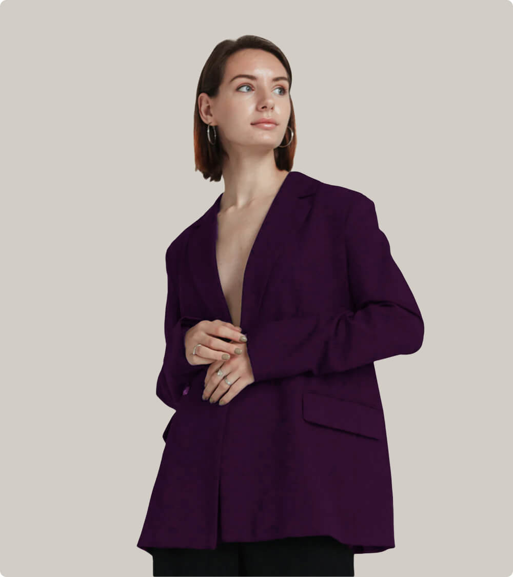 Women Black Long Coat