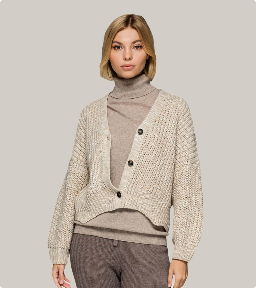 Women Cream Sweater