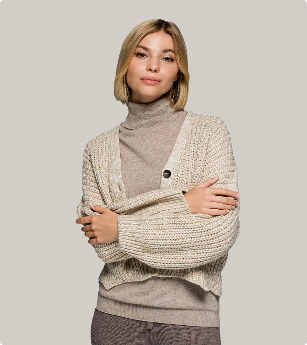 Women Cream Sweater