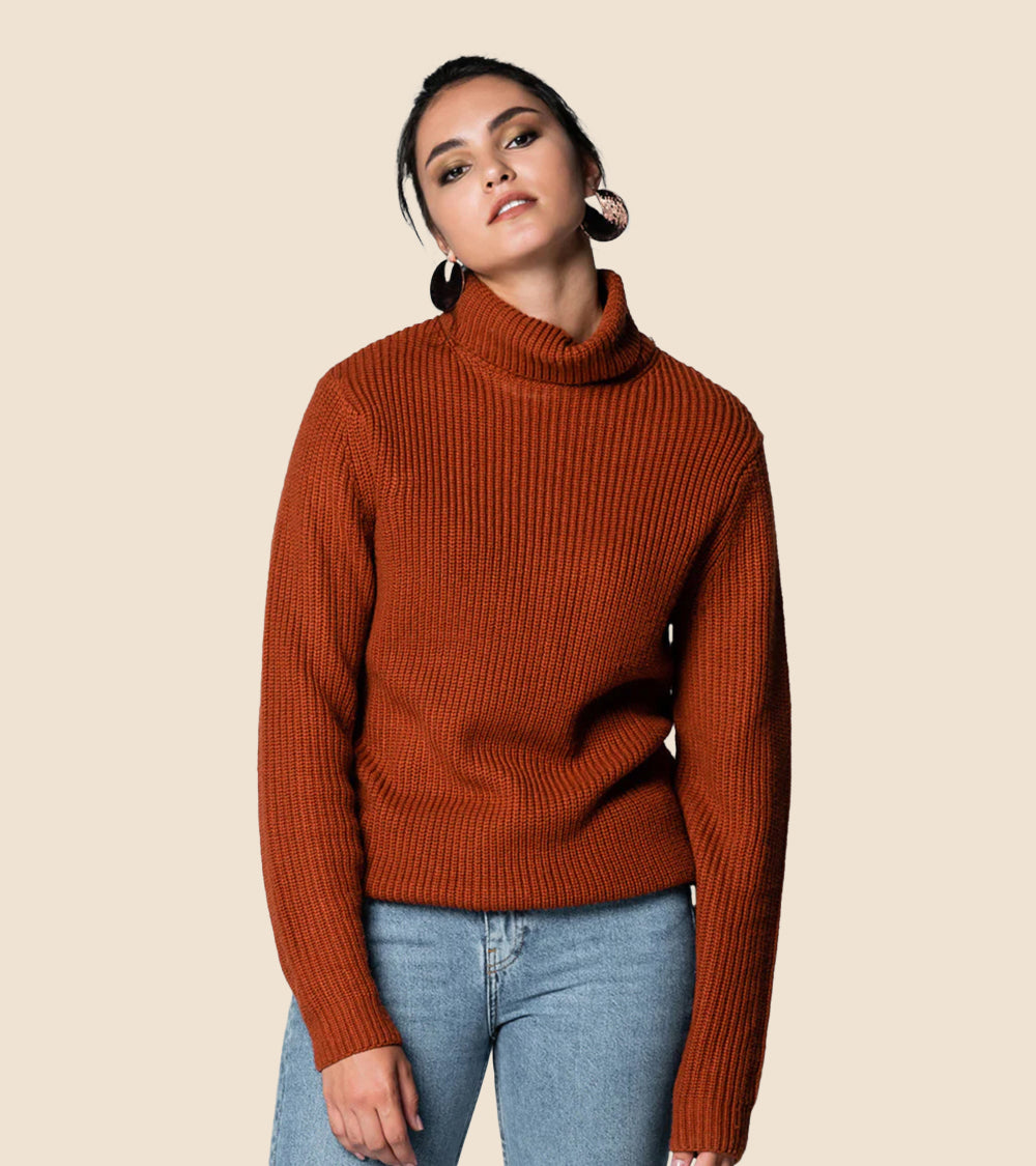 High Neck Sweatshirt