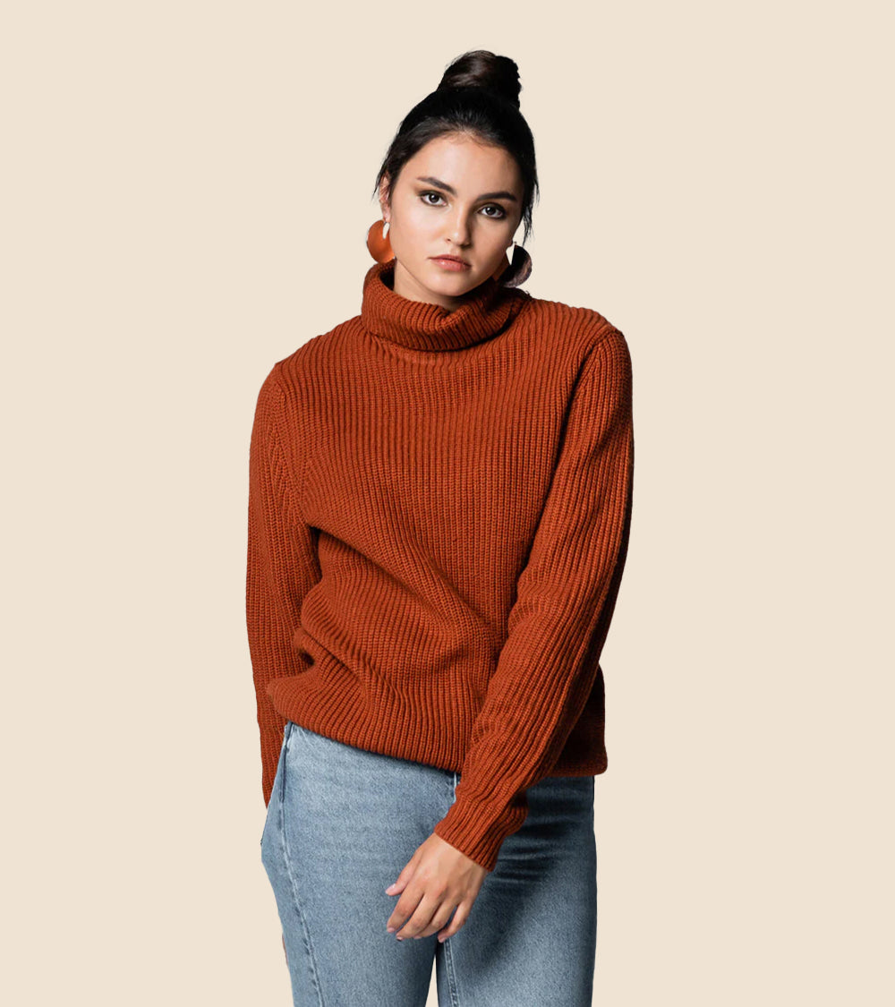 High Neck Sweatshirt