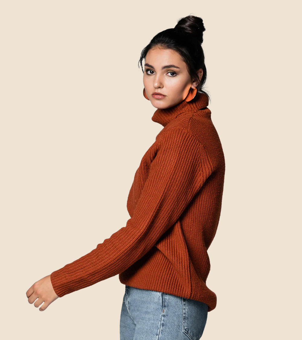 High Neck Sweatshirt