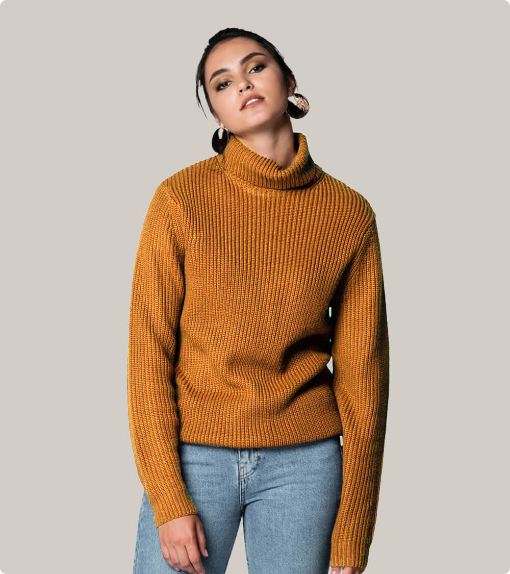 High Neck Sweatshirt